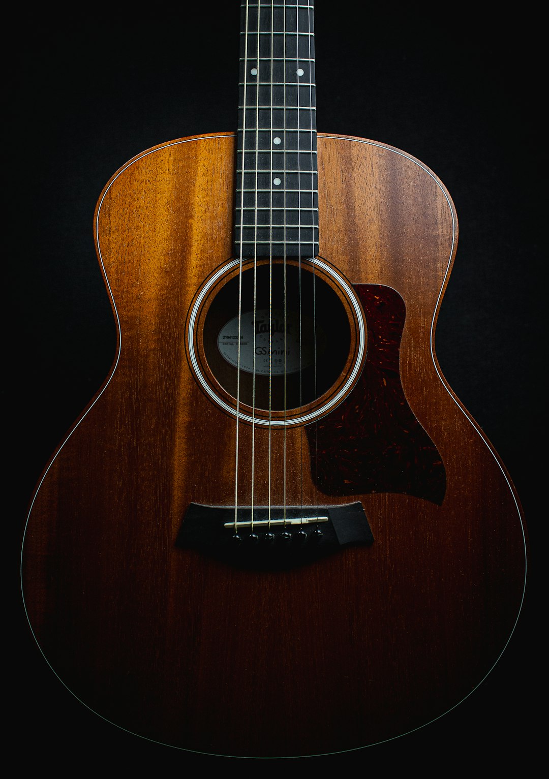 The Taylor Legacy: A Brief History of Acoustic Innovation by Guitar Brands a close up of an acoustic guitar on a black background