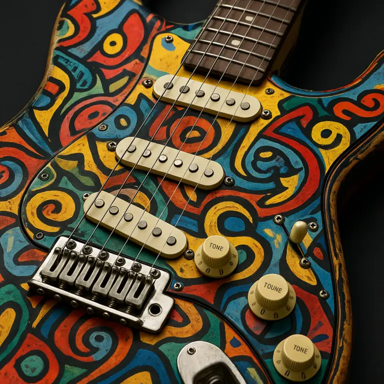 Featured image for 15 Top Hand-Painted Graphic Finish Guitar Brands 2026